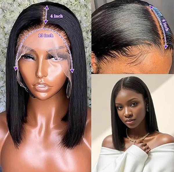 Straight Bob Wig(human hair)